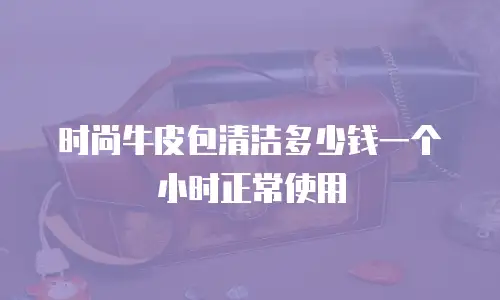 时尚牛皮包清洁多少钱一个小时正常使用