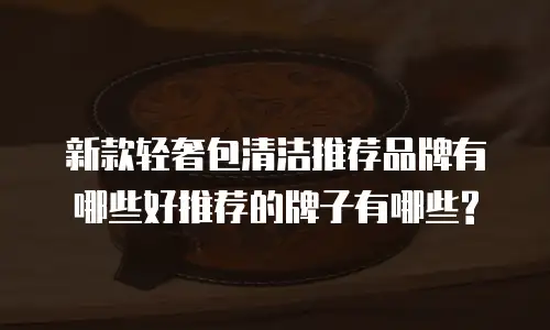 新款轻奢包清洁推荐品牌有哪些好推荐的牌子有哪些?