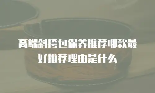 高端斜挎包保养推荐哪款最好推荐理由是什么