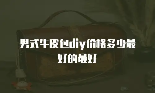 男式牛皮包diy价格多少最好的最好