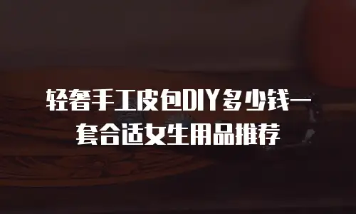 轻奢手工皮包DIY多少钱一套合适女生用品推荐