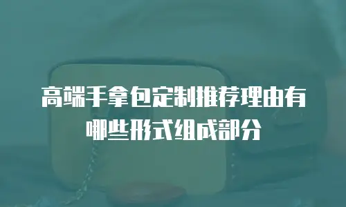 高端手拿包定制推荐理由有哪些形式组成部分