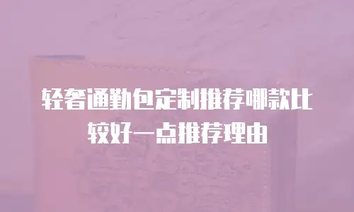轻奢通勤包定制推荐哪款比较好一点推荐理由