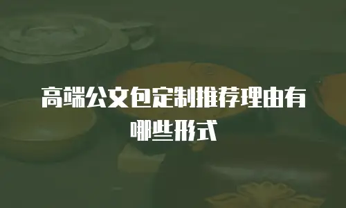 高端公文包定制推荐理由有哪些形式