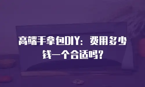 高端手拿包DIY：费用多少钱一个合适吗？