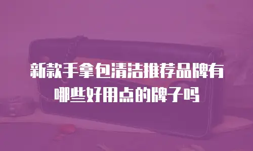 新款手拿包清洁推荐品牌有哪些好用点的牌子吗