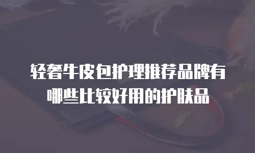 轻奢牛皮包护理推荐品牌有哪些比较好用的护肤品