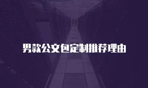 男款公文包定制推荐理由