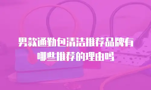 男款通勤包清洁推荐品牌有哪些推荐的理由吗