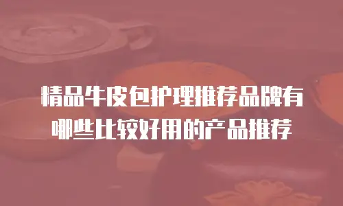 精品牛皮包护理推荐品牌有哪些比较好用的产品推荐