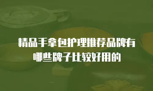 精品手拿包护理推荐品牌有哪些牌子比较好用的