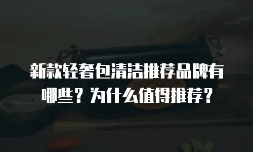 新款轻奢包清洁推荐品牌有哪些？为什么值得推荐？