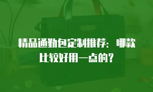 精品通勤包定制推荐：哪款比较好用一点的？