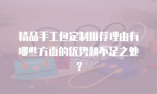 精品手工包定制推荐理由有哪些方面的优势和不足之处？