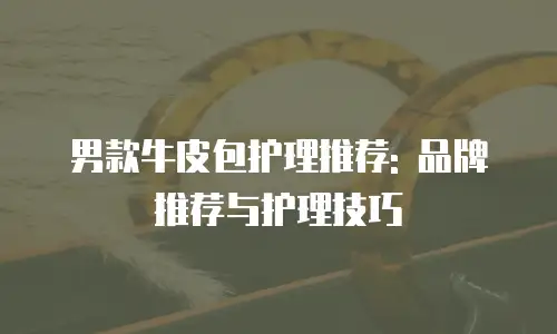 男款牛皮包护理推荐: 品牌推荐与护理技巧