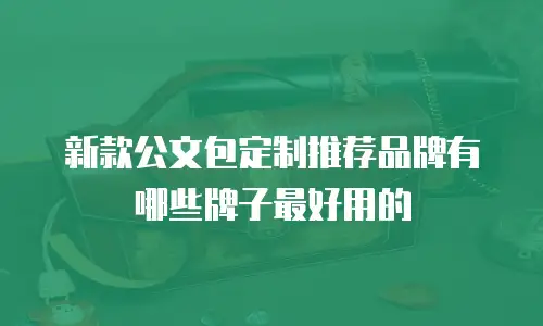 新款公文包定制推荐品牌有哪些牌子最好用的