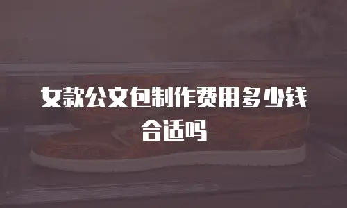 女款公文包制作费用多少钱合适吗