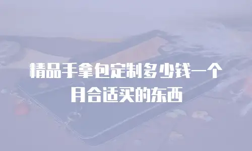 精品手拿包定制多少钱一个月合适买的东西