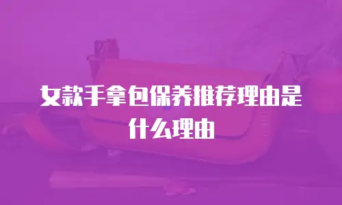 女款手拿包保养推荐理由是什么理由