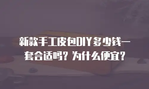 新款手工皮包DIY多少钱一套合适吗？为什么便宜？