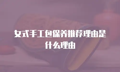 女式手工包保养推荐理由是什么理由