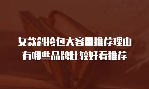 女款斜挎包大容量推荐理由有哪些品牌比较好看推荐