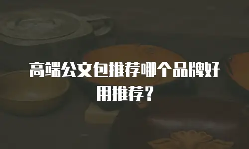 高端公文包推荐哪个品牌好用推荐？