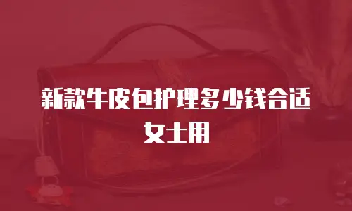 新款牛皮包护理多少钱合适女士用