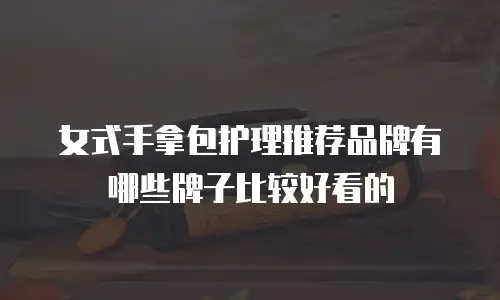 女式手拿包护理推荐品牌有哪些牌子比较好看的