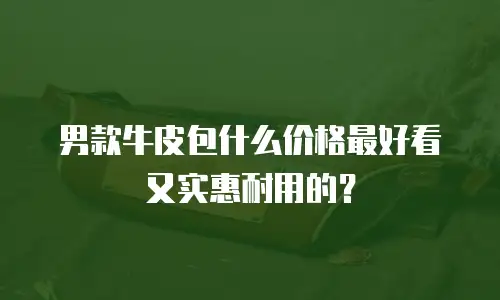 男款牛皮包什么价格最好看又实惠耐用的？