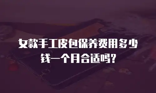 女款手工皮包保养费用多少钱一个月合适吗？