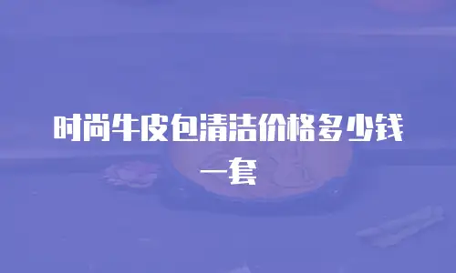 时尚牛皮包清洁价格多少钱一套
