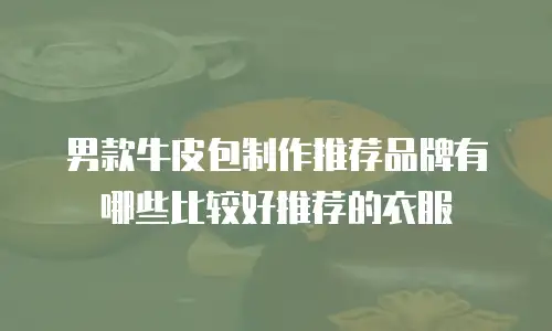 男款牛皮包制作推荐品牌有哪些比较好推荐的衣服
