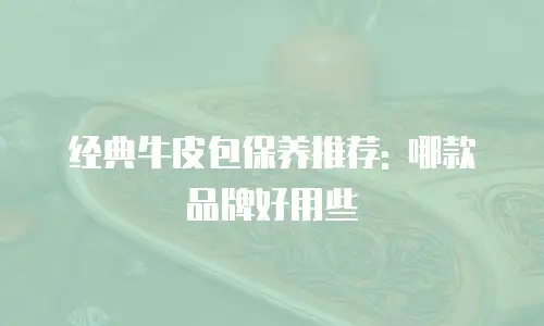 经典牛皮包保养推荐: 哪款品牌好用些