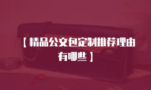 【精品公文包定制推荐理由有哪些】