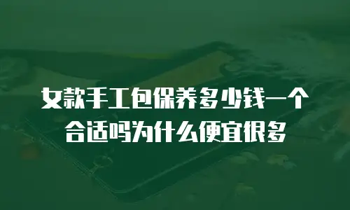 女款手工包保养多少钱一个合适吗为什么便宜很多