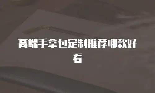高端手拿包定制推荐哪款好看