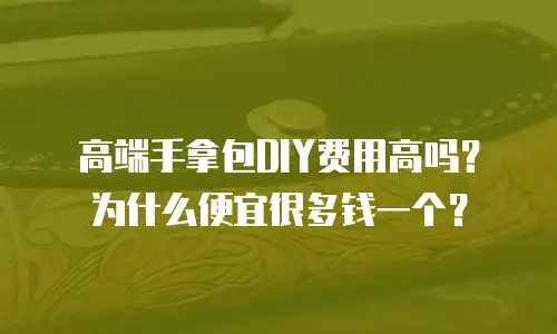 高端手拿包DIY费用高吗？为什么便宜很多钱一个？