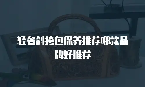 轻奢斜挎包保养推荐哪款品牌好推荐