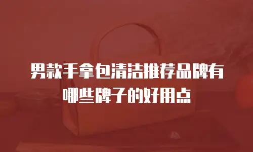 男款手拿包清洁推荐品牌有哪些牌子的好用点