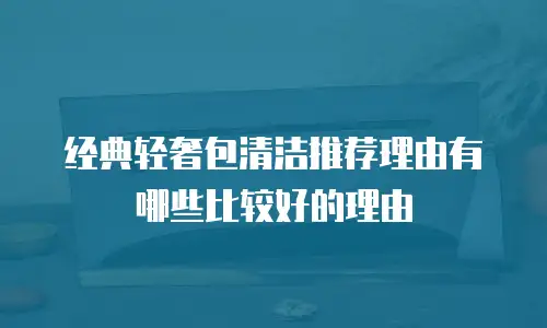 经典轻奢包清洁推荐理由有哪些比较好的理由
