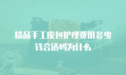 精品手工皮包护理费用多少钱合适吗为什么