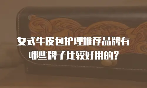 女式牛皮包护理推荐品牌有哪些牌子比较好用的？