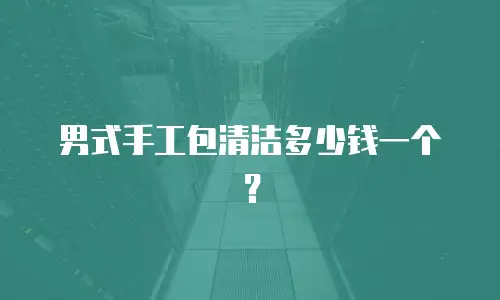 男式手工包清洁多少钱一个？