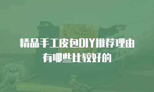 精品手工皮包DIY推荐理由有哪些比较好的