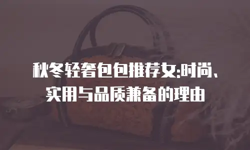 秋冬轻奢包包推荐女:时尚、实用与品质兼备的理由