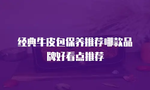 经典牛皮包保养推荐哪款品牌好看点推荐