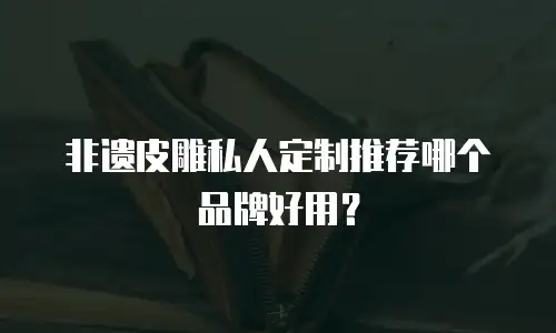 非遗皮雕私人定制推荐哪个品牌好用？