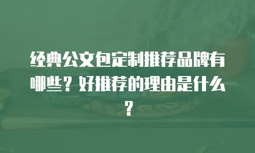 经典公文包定制推荐品牌有哪些？好推荐的理由是什么？