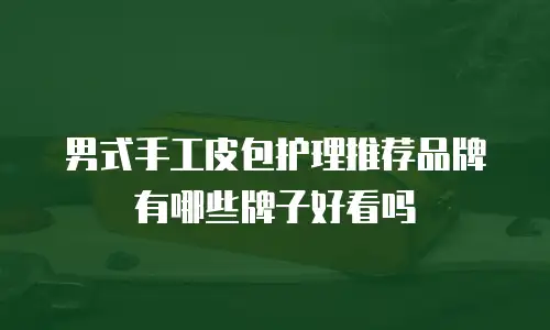 男式手工皮包护理推荐品牌有哪些牌子好看吗